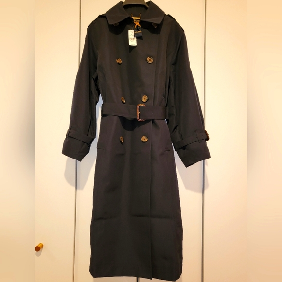 Brooks Brothers Midnight Blue Trench Coat - Picture 6 of 8